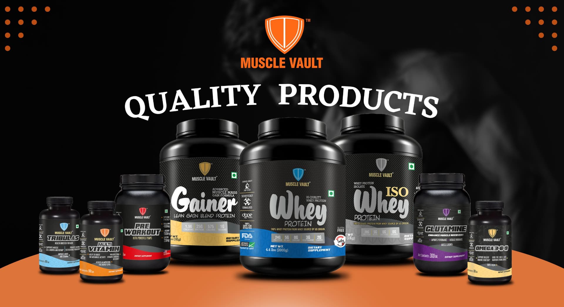 Muscle Vault Products Group Image