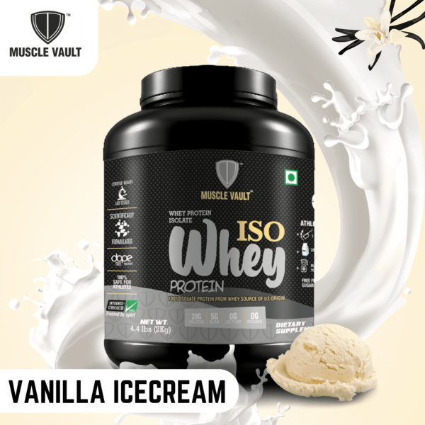 Muscle Vault Iso Whey Protein Ice-cream Vanilla